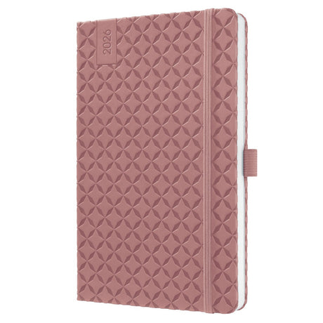 Sigel weekagenda flair 2026 - formaat a5 - dusty red - hardcover - si-j6129