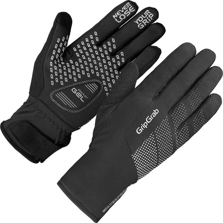 Gripgrab - ride waterproof winter fietshandschoenen lange vinger waterdicht met padding - unisex - zwart - maat xl