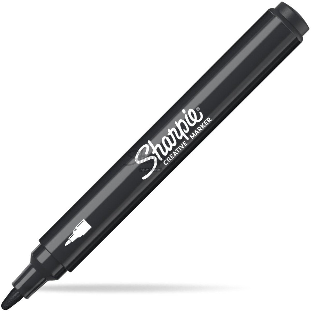 Sharpie acryl marker permanent zwart - waterdicht dekkend