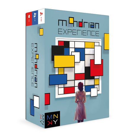 Mnky entertainment spel mondrian experience bordspel kunst.