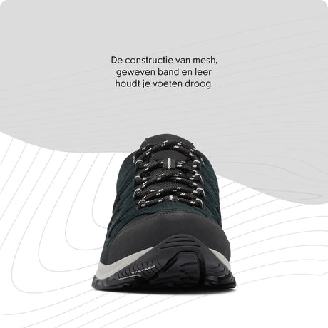 Columbia crestwood waterproof heren wandelschoenen - black