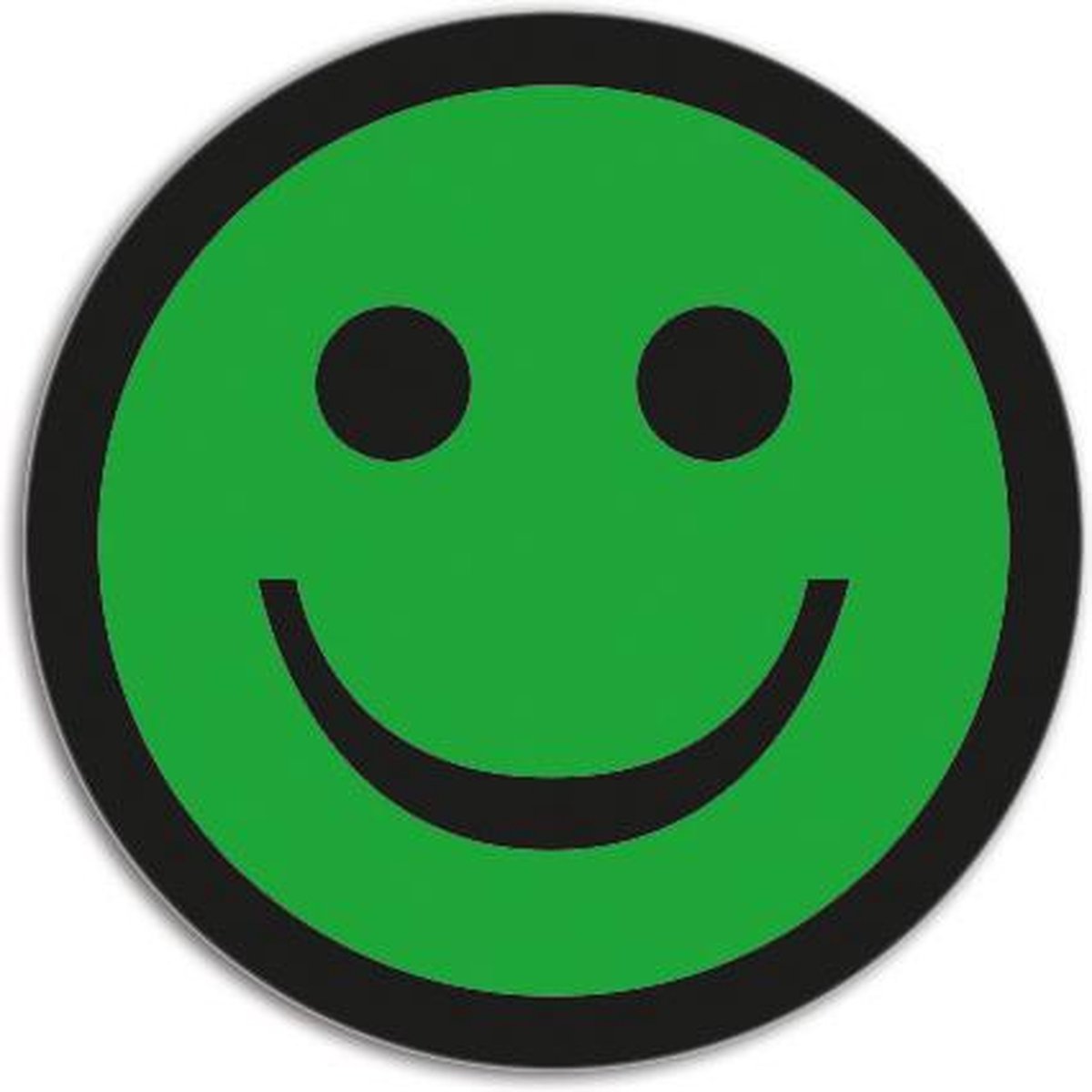 Smit visual magnetische smiley's basic groen (5 stuks)