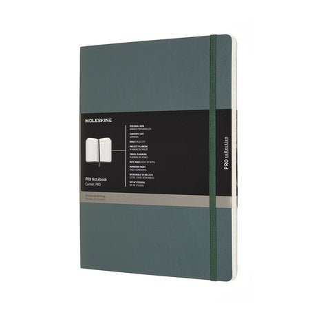 Moleskine professional notitieboek - extra large - softcover - bos groen