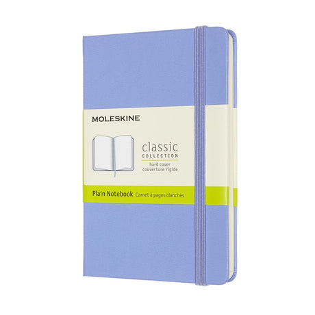 Moleskine classic notitieboek - pocket - hardcover - blanco - hortensia blauw
