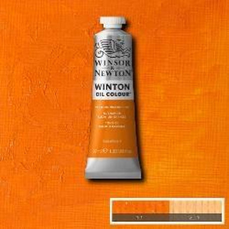 Winsor newton winton olieverf 37ml - 090 cadmium oranje tint