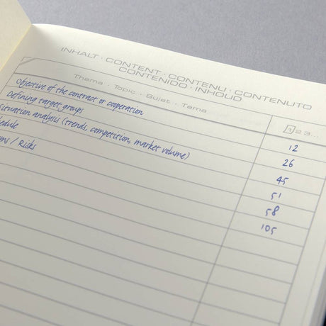 Sigel notitieboek a5 - conceptum - houtstructuur - punt-gelijnd - softcover - si-co674