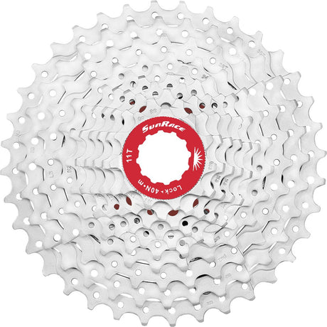 SunRace 10 speed cassette 11-36t. zilver csmx0