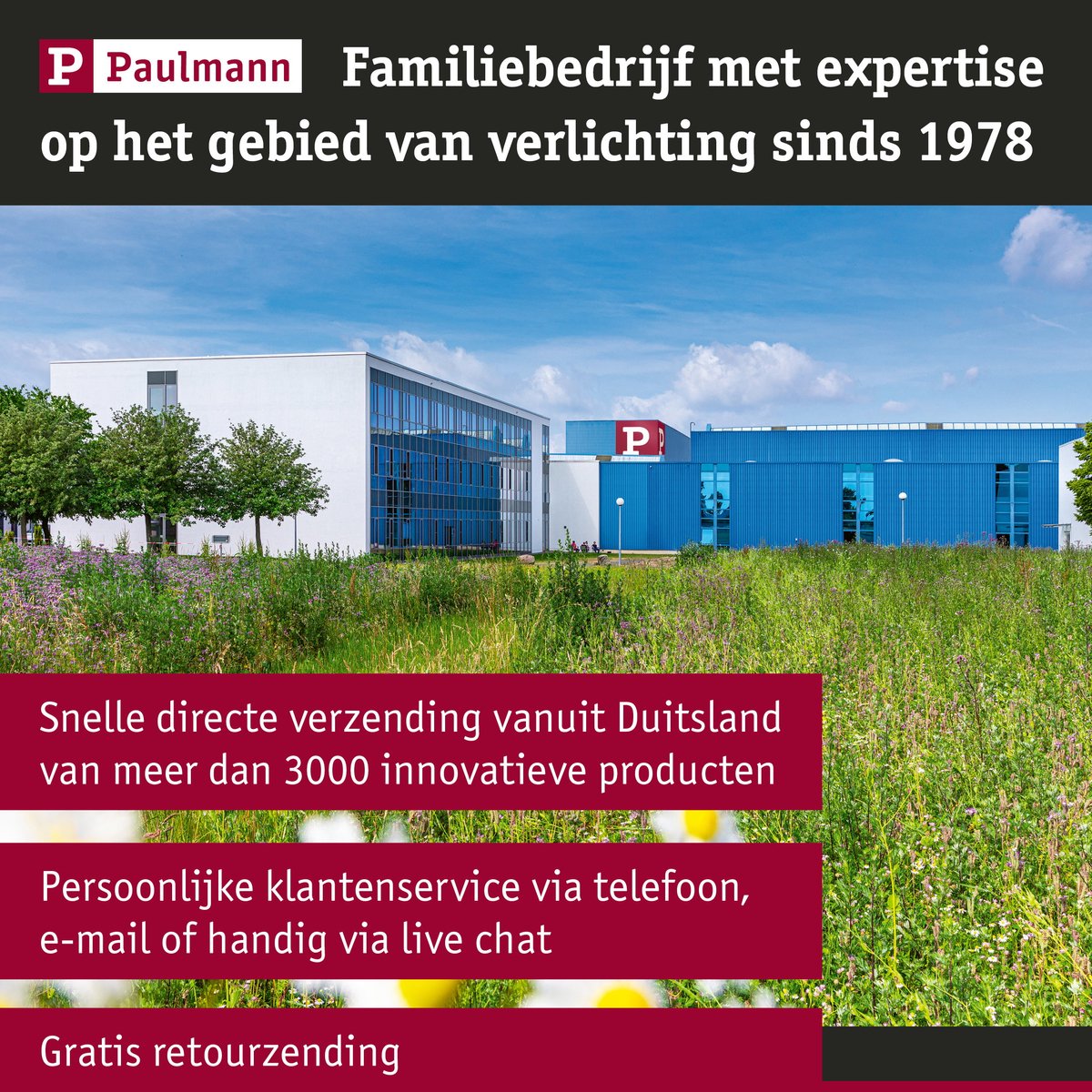 Paulmann plug shine kabel 1m 3 uitgangen ip68 zwart