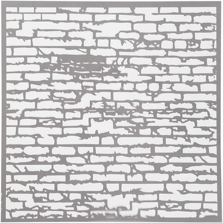 Creativ company sjabloon stenen muur 30,5cm