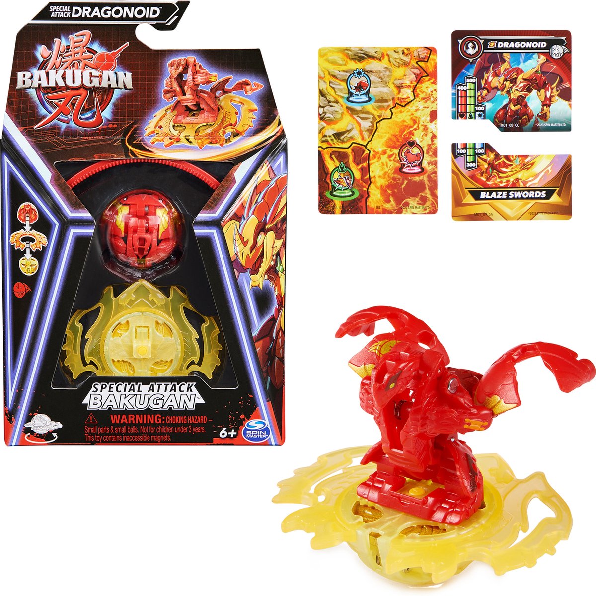 Bakugan - special attack - speelset met spinnend -actiefiguur - stijlen kunnen variëren