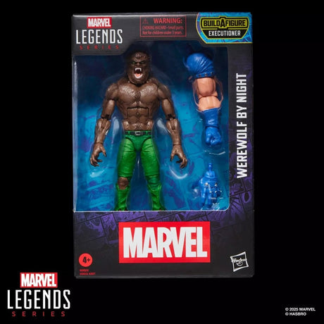 Hasbro marvel legends action figure werewolf by night (baf: executioner) 15 cm action figuur