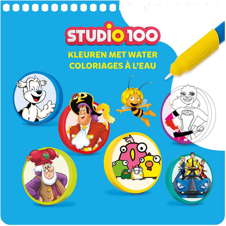 Studio 100 kleurboek - kleuren met water