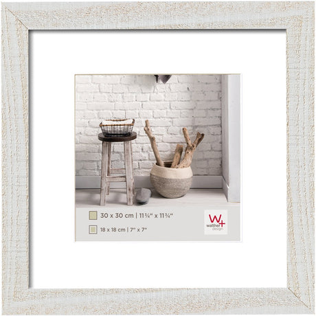 Walther home - houten lijst - fotoformaat 30x30 cm - polair wit