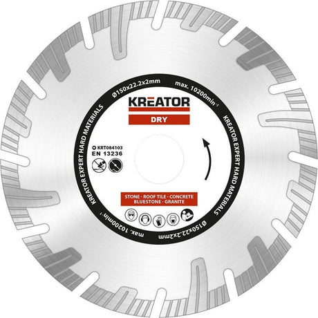 Kreator krt084103 diamantschijven set – ø150mm