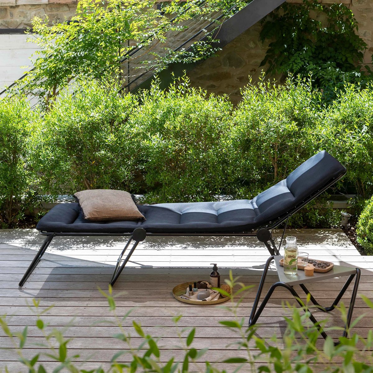 Lafuma siesta l air comfort - stretcher - verstelbaar - inklapbaar - acier