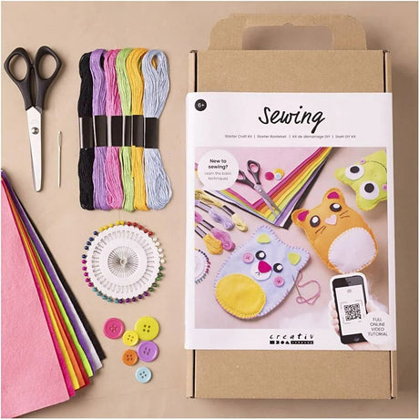 Creative startpakket beestjes van vilt naaien