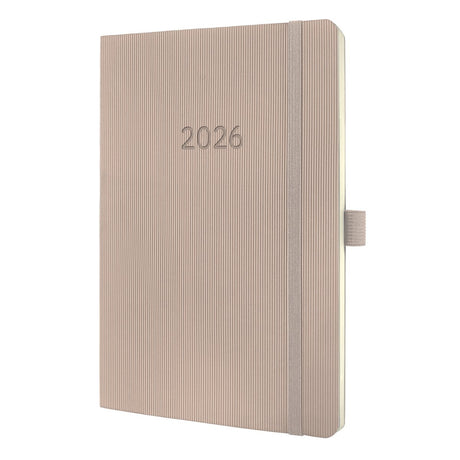 Sigel weekagenda 2026 conceptum - formaat a5 - taupe - softcover - si-c2630