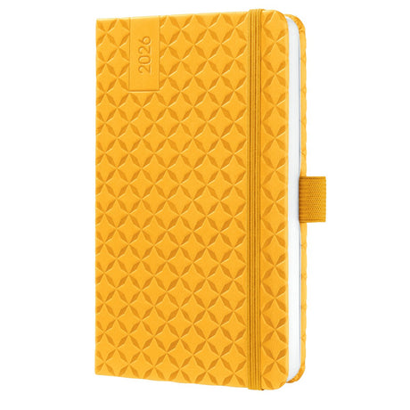 Sigel weekagenda flair 2026 - formaat a6 - mango yellow - hardcover - si-j6116