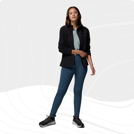 Columbia fast trek™ ii jacket fleece vest - fleecevest voor dames - outdoorvest - zwart - maat xl