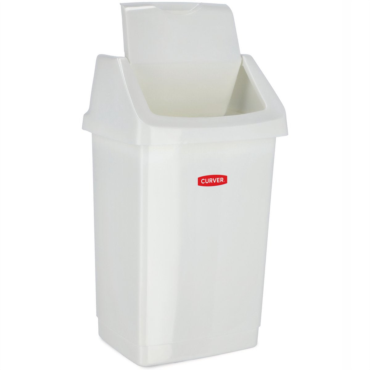 Curver vuilnisbak ”click-it” 25l, plastic, wit, 32,5 x 26,5 x 50,5 cm