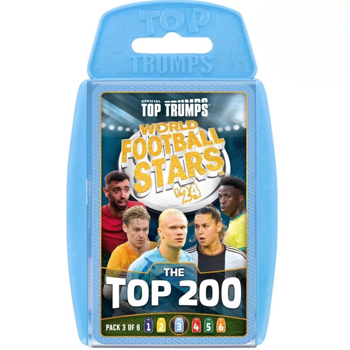 Winning moves top trumps - kaartspel - world football stars top 200 - pack 3 6 - engels