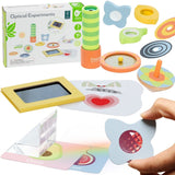 Lobbes speelgoed bv classic world optische experimenten houten speelset, 16dlg.