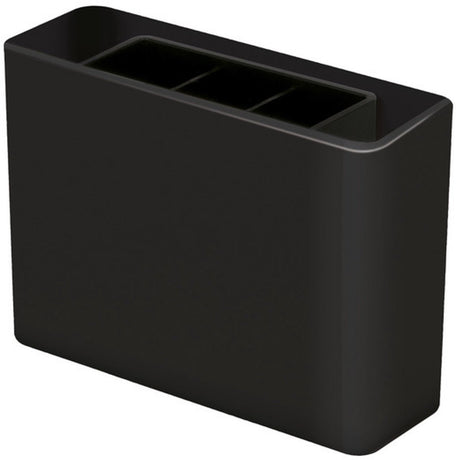 Han pennenkoker - smart line - 3-vaks - hoogglanzend zwart - ha-92120-13