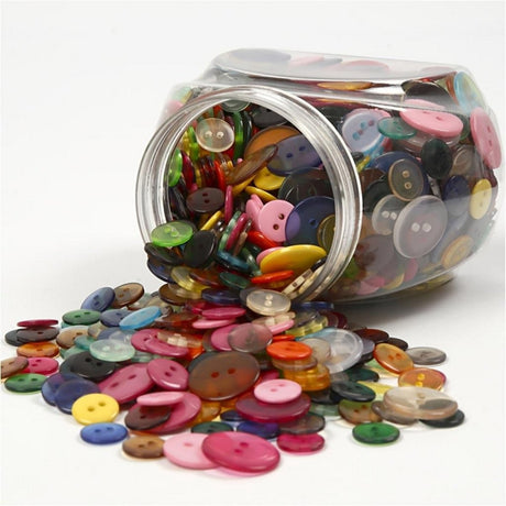 Creativ company https: www.cchobby.nl knopen-d-12-18-20-mm-diverse-kleuren-800-stuk-1-doos