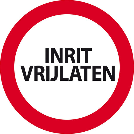 Carpoint bord inrit vrijlaten - ø 24cm - kunststof