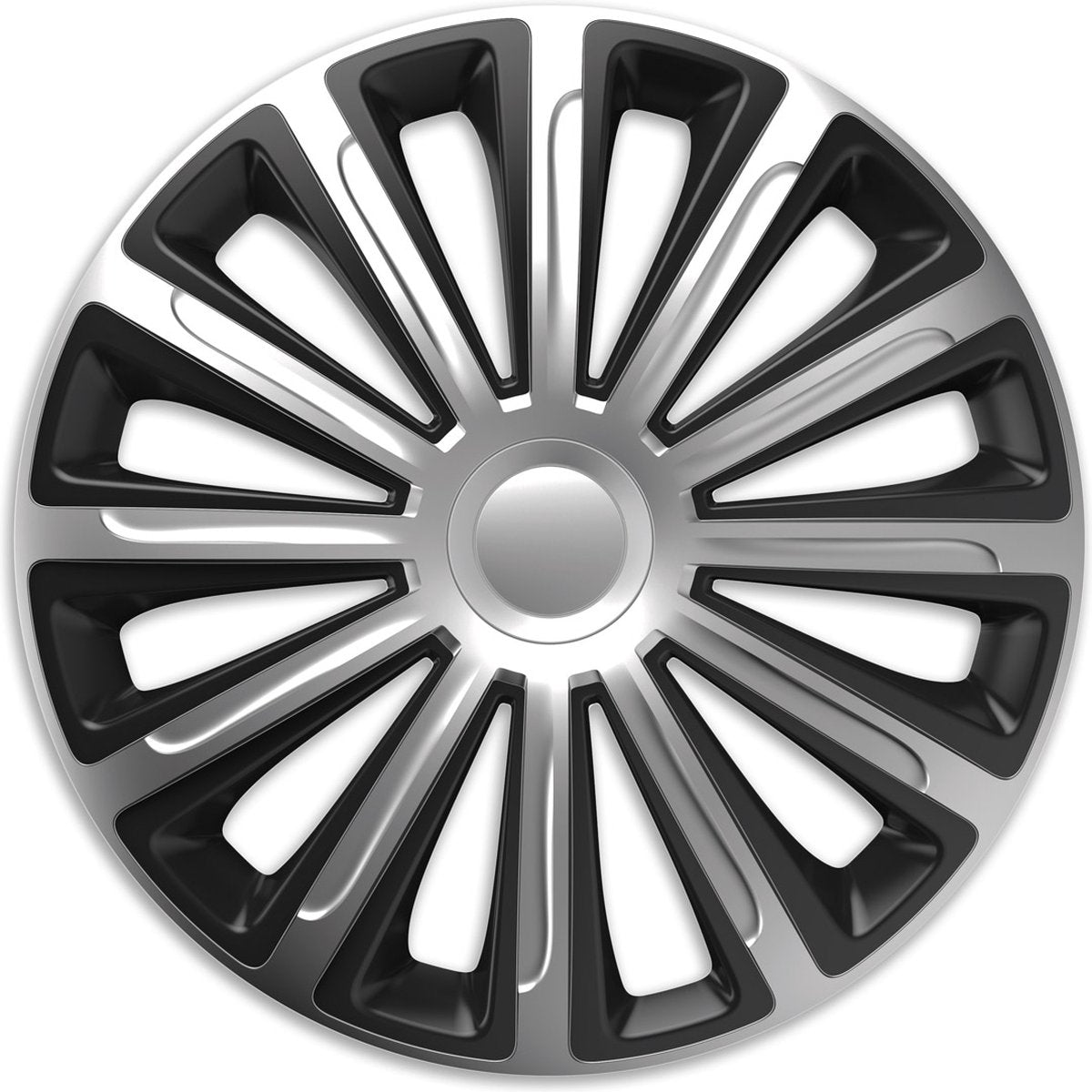 Versaco wieldoppen 15 inch - trend zilver - 4 stuks