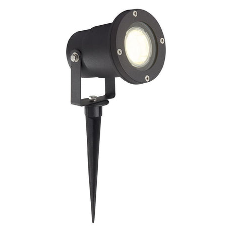 Brilliant janko - grondspot - buitenlamp - 1xgu10 3w - ip44 - zwart