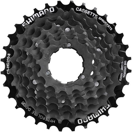 Shimano cs-hg200-7 fietscassette – 7-speed – 12-32t – hyperglide – zwart