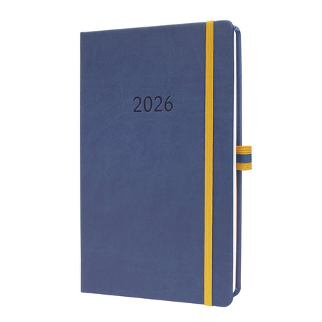 Sigel weekagenda linescape 2026 - formaat a5 - blauw - hardcover - si-l2602