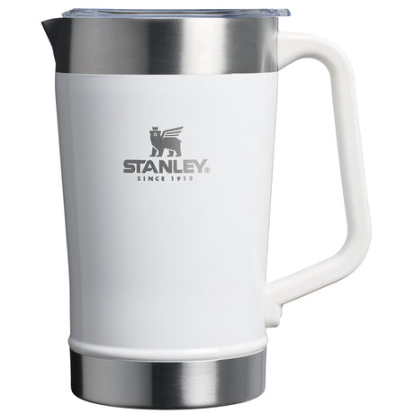 Stanley stanly stay-chill classic pitcher 1.9l - 4 uur heet - dubbelwandige vacuümisolatie - bpa-vrij - vaatwasmachinebestendig - frost gloss