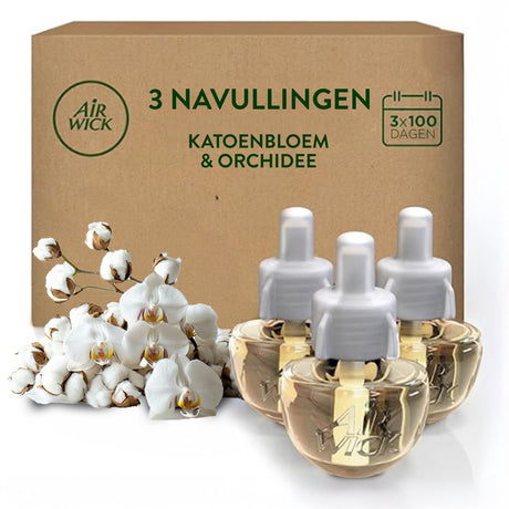 Air wick elektrische luchtverfrisser - fris linnen + 3 navullingen
