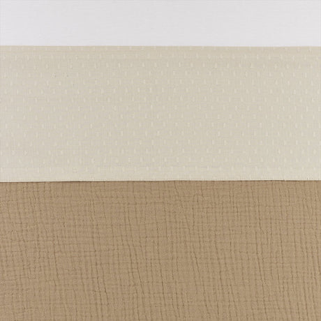 Meyco baby plume wieglaken - 75 x 100 cm - soft sand