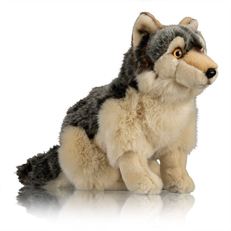 Freek vonk x bresser - knuffeldier - bowie de wolf - gevuld met gerecycled materiaal