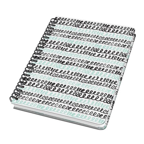 Sigel - spiraal notitieboek - jolie - a5 - hardcover - 120 pagina's - 100 grams papier - dots - curly mint - si-jn622