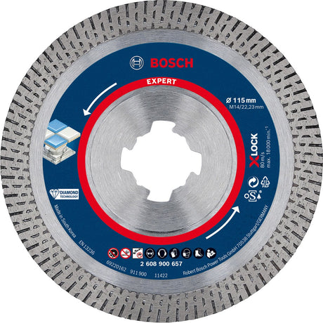 Bosch expert hardkeramisch x-lock diamantdoorslijpschijven 115 x ...