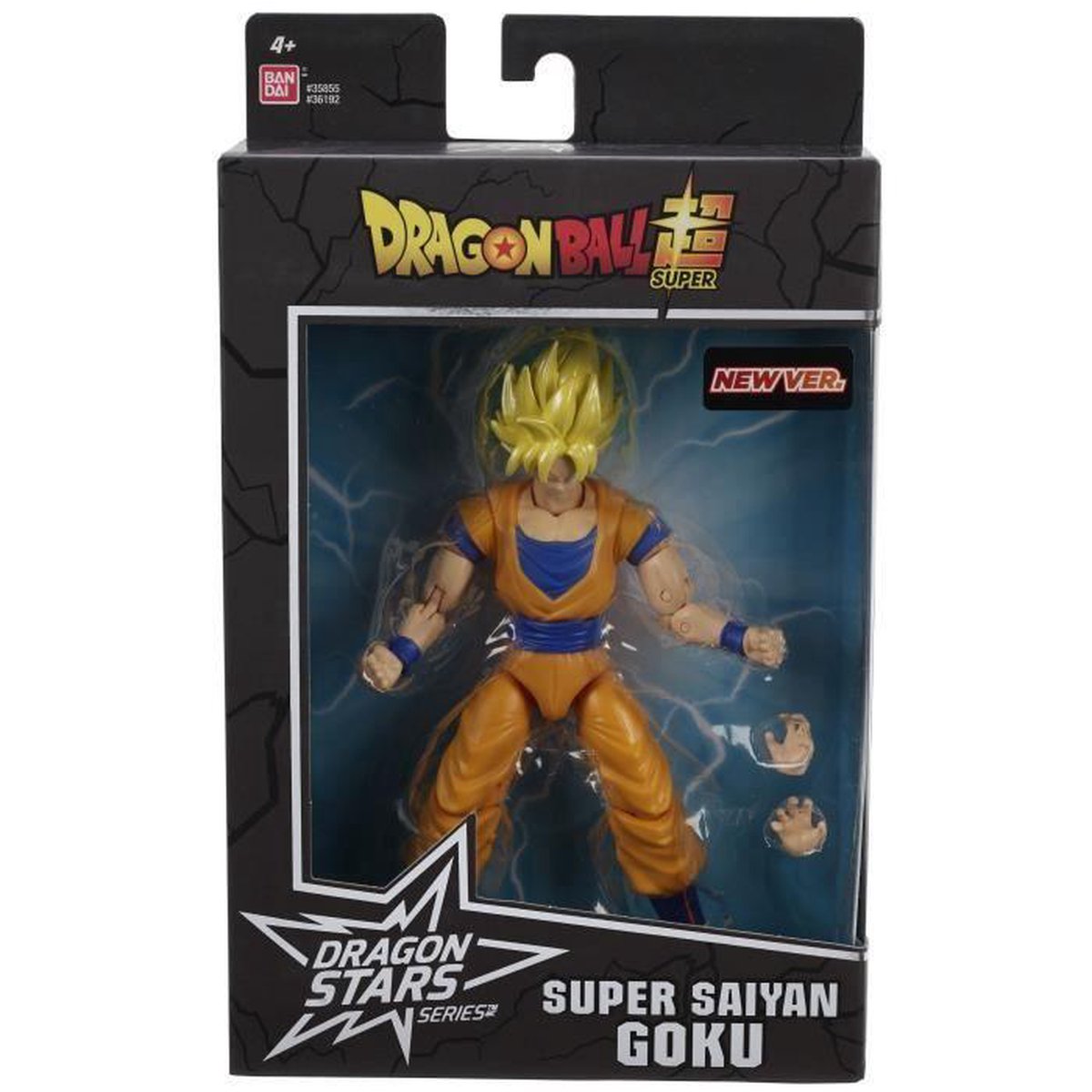 Bandai - dragon ball super - dragon stars figuur 17 cm - super saiyan goku - 36192