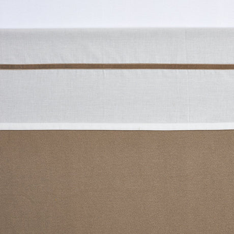 Meyco baby bies ledikant laken - taupe - 100x150cm - 0.3 tog