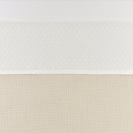 Meyco baby plume ledikant laken - offwhite - 100x150cm - 0.3 tog