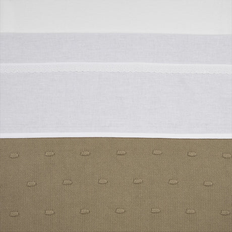 Meyco baby lace wieglaken - white - 75x100cm - 0.3 tog