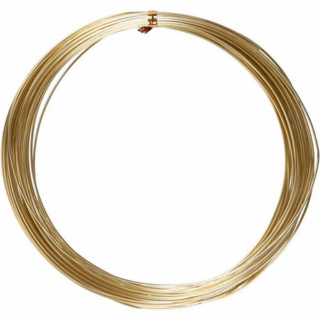 Creativ company alu draad 1 mm goud 16 m