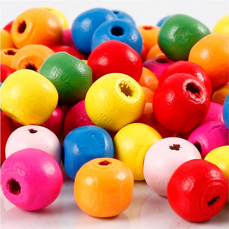 Creativ company https: www.cchobby.nl houten-kralen-d-10-mm-gatgrootte-2-5-3-mm-ca-70-div-diverse-kleuren-22-gr-1-doos