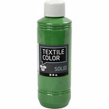 Creativ company textile color dekkende textielverf - brilliant groen, 250ml