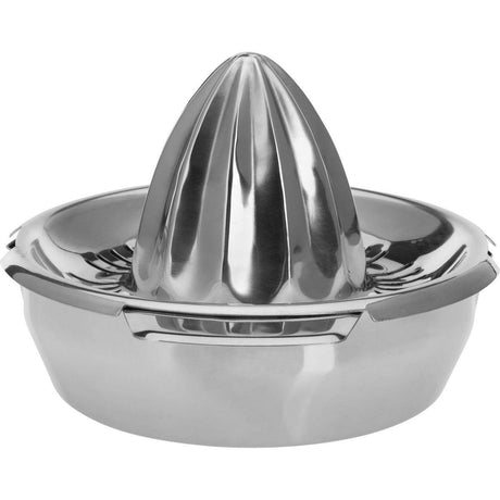 Westmark citruspers met sapreservoir, diameter: 13,8 cm, inhoud: 350 ml, roestvrij staal, zilver, 30942260