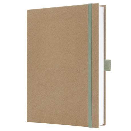 Sigel jolie notitieboek - a5 - kraft - pure mint - blanco pagina's - si-jn841