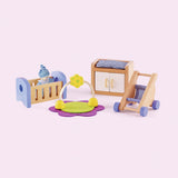 Hape poppenhuis babykamer