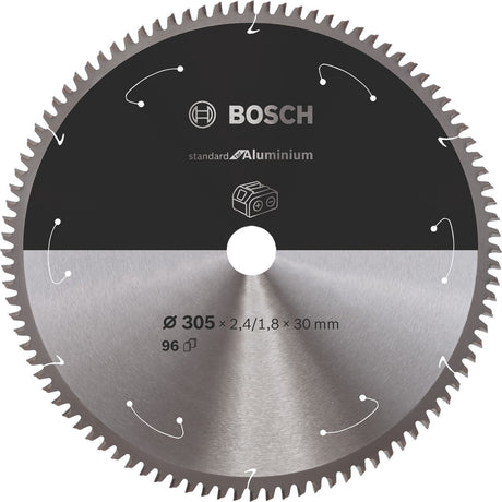Bosch standaard voor aluminium cirkelzaagblad 305 x 2,4 x 30 mm 96 tanden ( 2608837782 )